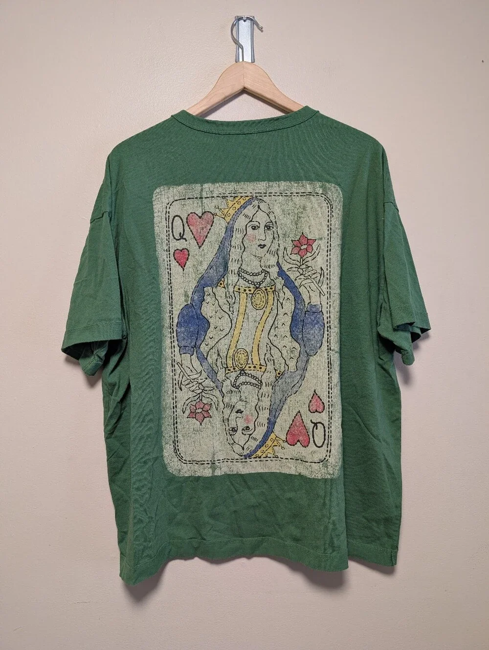 Ragabond Studio Queen of Hearts Pocket Tee Medium Free People